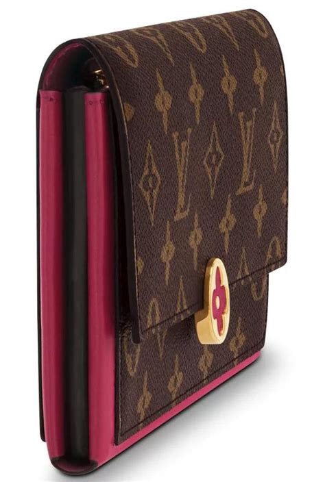 lv flore wallet